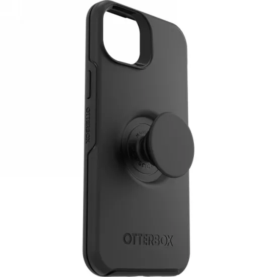 Otterbox Symmetry POP case for iPhone 14 Plus with PopSockets - black