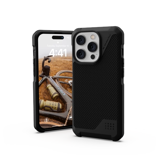UAG Metropolis LT MagSafe case for iPhone 14 Pro Max - black kevlar