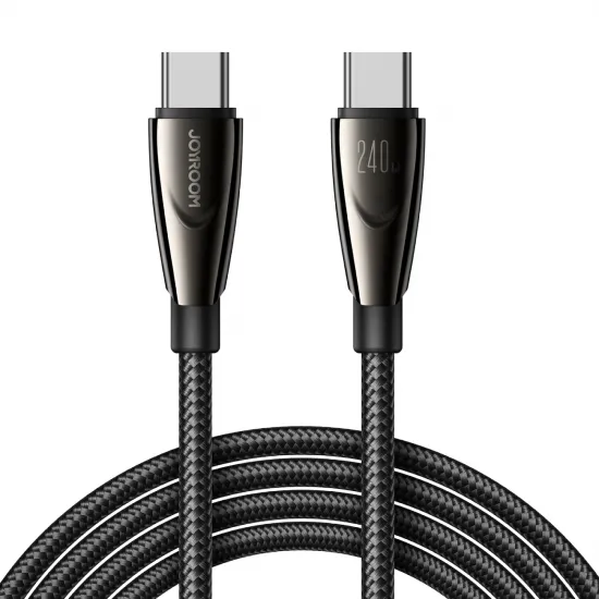 Joyroom Pioneer Series SA31-CC5 USB-C / USB-C cable 240W 1.2m - black