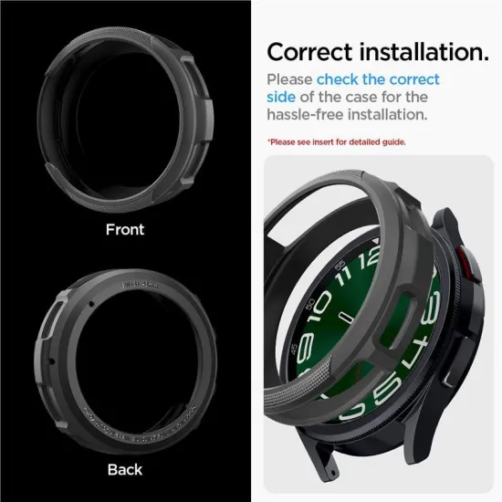 Spigen LIQUID AIR Samsung GALAXY Watch 6 CLASSIC (43 MM) MATTE BLACK