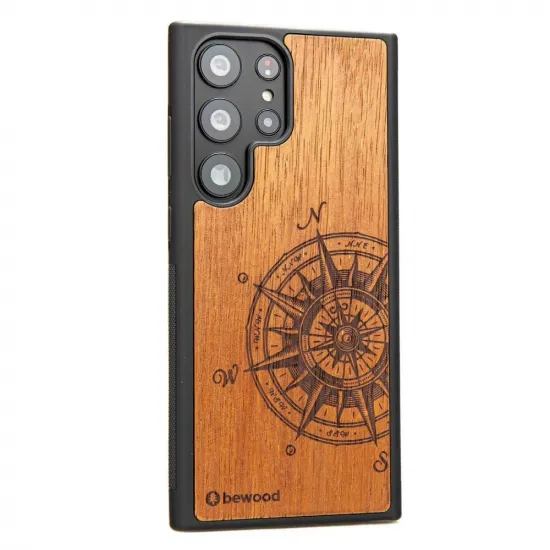 Wooden case for Samsung Galaxy S23 Ultra Bewood Traveler Merbau