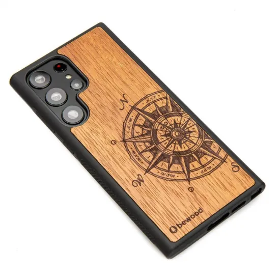 Wooden case for Samsung Galaxy S23 Ultra Bewood Traveler Merbau