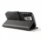 Magnet Case with flap and wallet for Samsung M14 - black