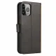 Magnet Case with flap and wallet for Samsung M14 - black