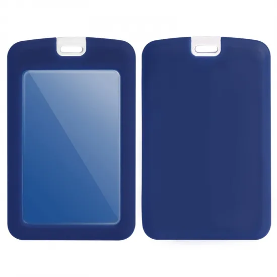 Ausweishalter mit Schlüsselband – blau