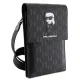 Karl Lagerfeld Case KLWBSAKHPKK Handbag - black Saffiano Monogram Ikonik