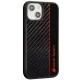 Audi Carbon Fiber Stripe iPhone 14 6.1&quot; black/black hardcase AUS-TPUPCIP14-R8/D1-BK