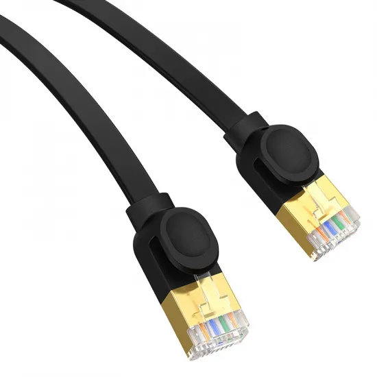Baseus fast RJ45 cat. network cable. 7 10Gbps 2m flat black