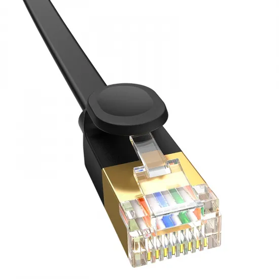 Baseus fast RJ45 cat. network cable. 7 10Gbps 0.5m flat black