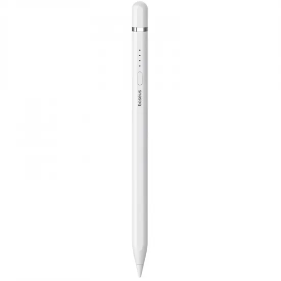 Baseus Smooth Writing 2 stylus with active tip for iPad + USB-A - Lightning cable and replaceable tip - white