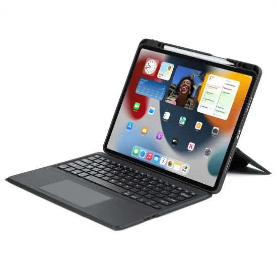 Dux Ducis DK Series Bluetooth Keyboard Case for Apple iPad Pro 12.9 (2020/2021/2022) - Black