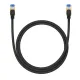 Baseus fast internet cable RJ45 cat.7 10Gbps 1m braided black