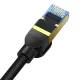 Baseus fast internet cable RJ45 cat.7 10Gbps 0.5m braided black