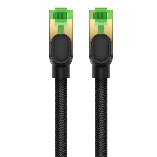 Baseus fast RJ45 cat. network cable. 8 40Gbps 0.5m braided black