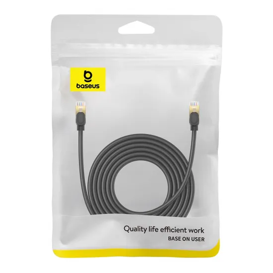 Baseus High Speed ​​Cat 8 40 Gb/s Ethernet cable 5 m - black