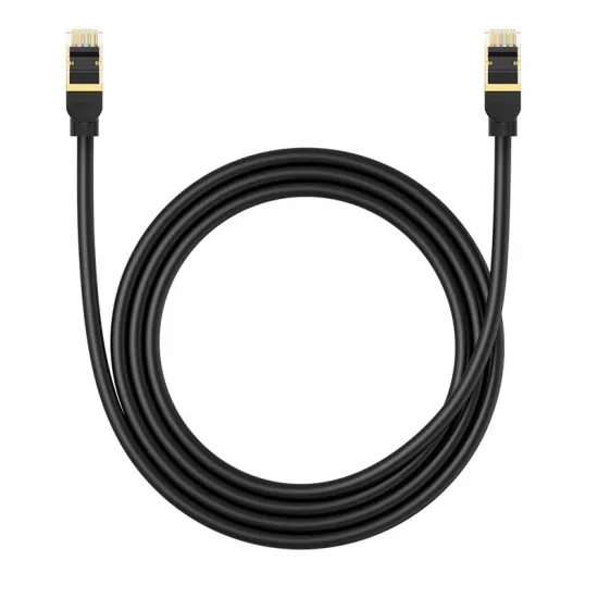 Baseus fast network cable RJ-45 cat.8 40Gbps 1.5m round - black