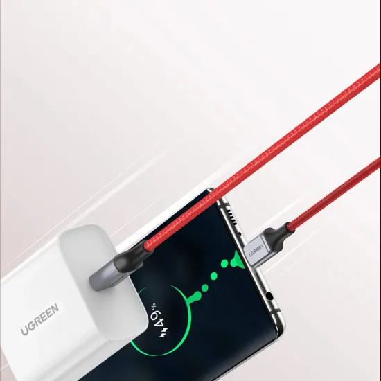 Ugreen US294 USB-C 2.0 / USB-C 2.0 3A cable - red