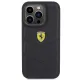 Ferrari Quilted Metal Logo case for iPhone 15 Pro - black