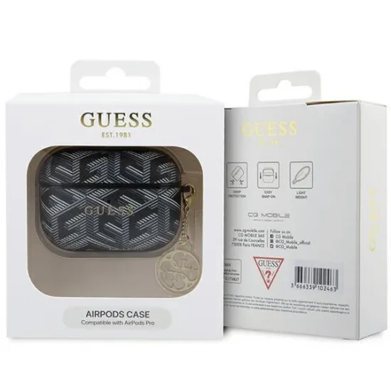 Guess GUAPPGCE4CK case for AirPods Pro - black GCube Charm