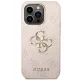Guess 4G Big Metal Logo case for iPhone 15 Pro - pink