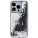 Guess Sequin Script Metal case for iPhone 15 Pro Max - silver