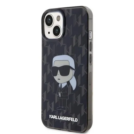 Karl Lagerfeld Monogram Ikonik case for iPhone 15 - transparent