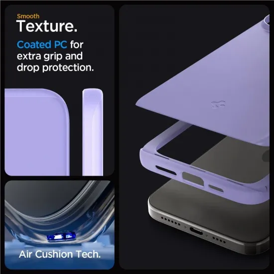 Spigen Thin Fit, iris purple - iPhone 15 Pro Max
