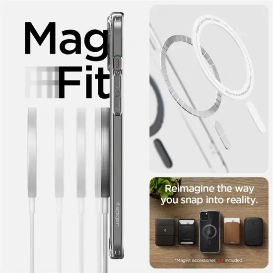 Spigen Ultra Hybrid MagSafe, carbon fiber - iPhone 15 Plus