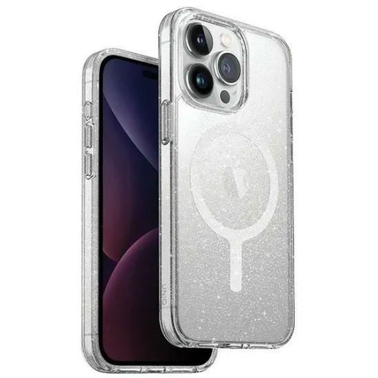 Uniq LifePro Xtreme iPhone 15 Pro 6.1&quot; case Magclick Charging transparent/tinsel lucent