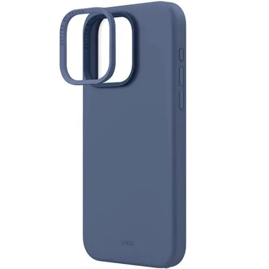 Uniq Lino Hue iPhone 15 Pro Max 6.7&quot; case Magclick Charging navy blue/navy blue