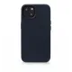 Decoded Leather Case with MagSafe for iPhone 14 Plus - navy blue