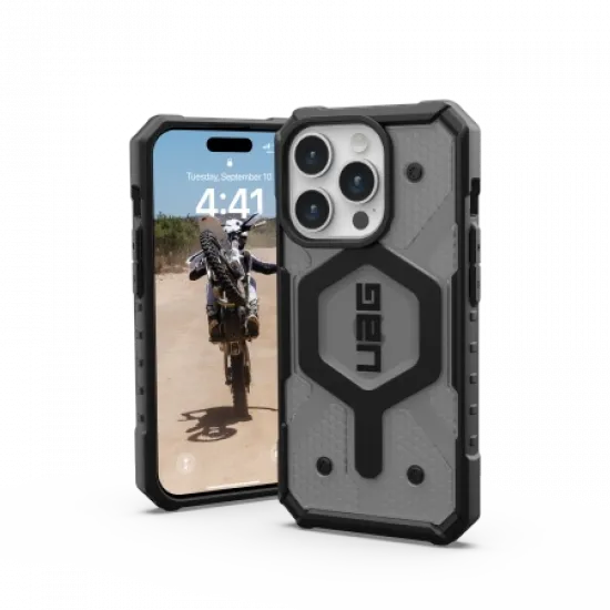 UAG Pathfinder MagSafe case for iPhone 15 Pro - gray