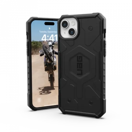 UAG Pathfinder Magsafe - protective case for iPhone 15 Plus (black)