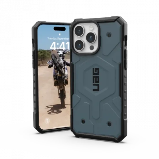 UAG Pathfinder MagSafe case for iPhone 15 Pro Max - blue