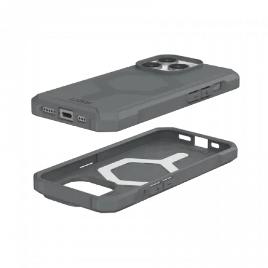 UAG Essential Armor MagSafe case for iPhone 15 Pro - silver