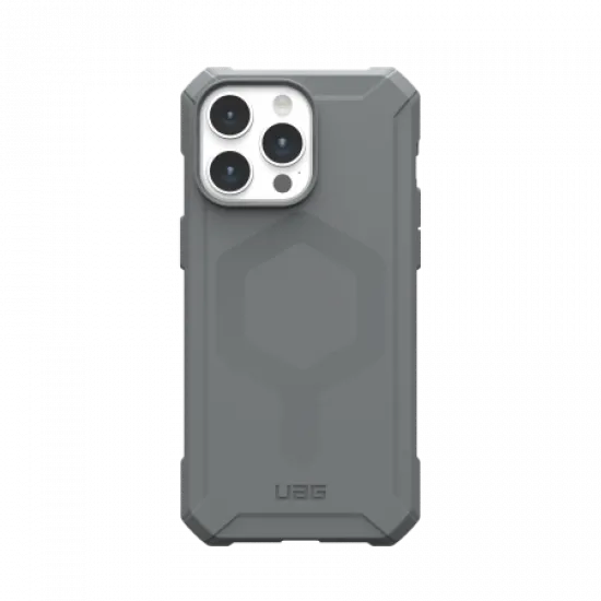 UAG Essential Armor MagSafe case for iPhone 15 Pro Max - silver