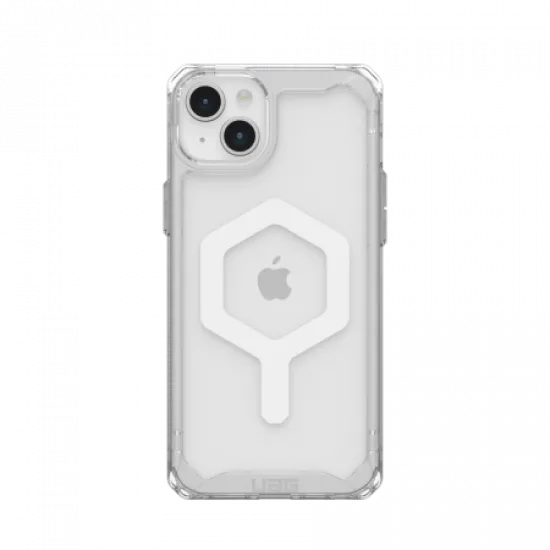 UAG Plyo MagSafe case for iPhone 15 Plus - transparent and white