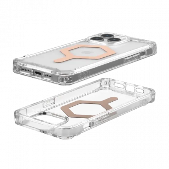 UAG Plyo Magsafe - protective case for iPhone 15 Pro Max compatible with MagSafe (ice-rose gold)