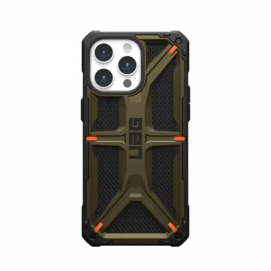 UAG Monarch case for iPhone 15 Pro Max - green kevlar