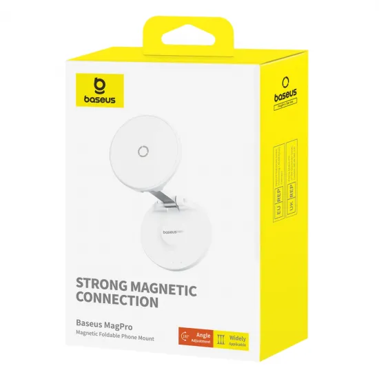 Baseus MagPro foldable magnetic holder for the phone - white