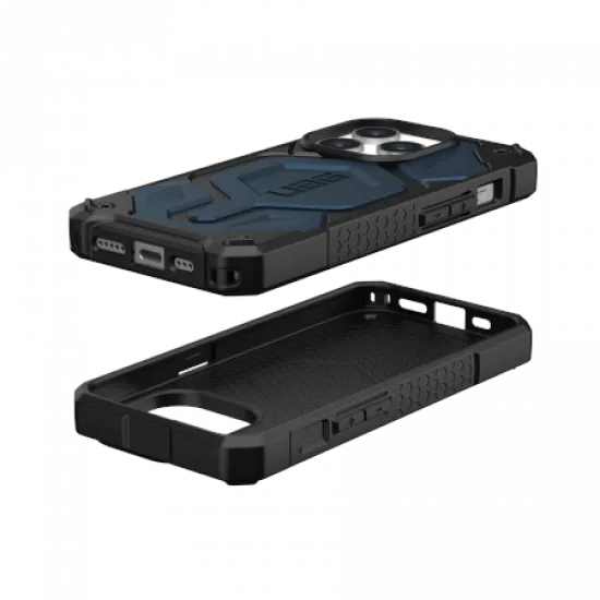 UAG Monarch Pro case with MagSafe for iPhone 15 Pro - dark blue