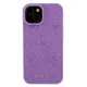 Guess GUHCP15SP4EPMU iPhone 15 6.1&quot; purple/light purple hardcase Leather 4G Stamped