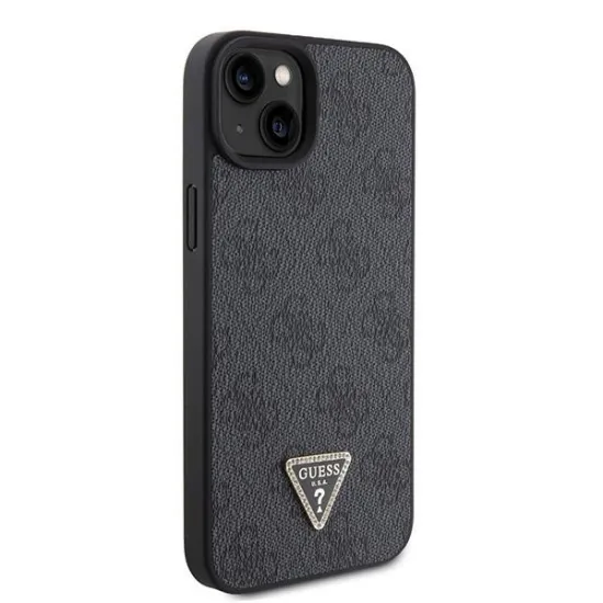 Guess GUHCP15SP4TDSCPK iPhone 15 6.1&quot; black/black hardcase Crossbody 4G Metal Logo
