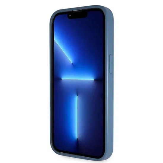 Guess GUHCP15XP4TDSCPB iPhone 15 Pro Max 6.7&quot; blue/blue hardcase Crossbody 4G Metal Logo