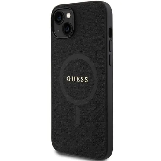 Guess GUHMP15MPSAHMCK iPhone 15 Plus 6.7&quot; black/black hardcase Saffiano MagSafe