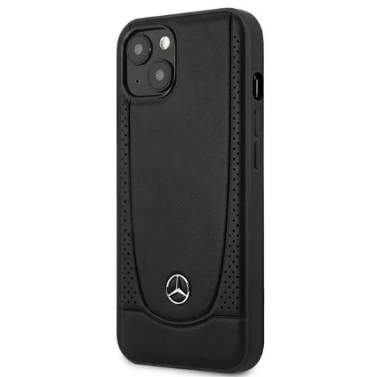 Mercedes MEHCP15SARMBK iPhone 15 6.1" black/black hardcase Leather Urban