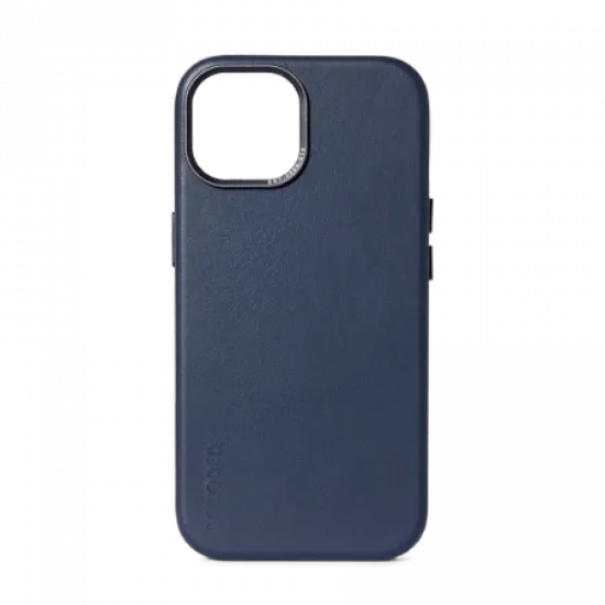 Decoded Leather Case with MagSafe for iPhone 15 - blue