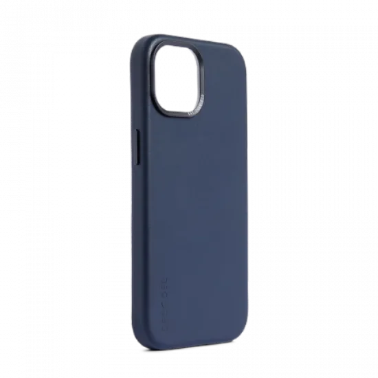 Decoded Leather Case with MagSafe for iPhone 15 - blue