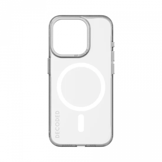 Decoded - protective case for iPhone 15 Pro compatible with MagSafe (ice)