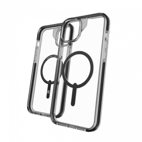 ZAGG Santa Cruz Snap case with MagSafe for iPhone 15 Plus / 14 Plus - black